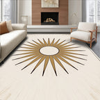 Sunburst Geometric Style Rug