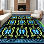 Circular Medallion Pattern Rug