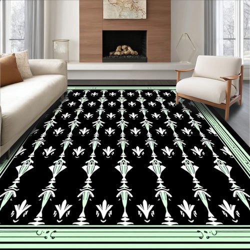 Art Deco Symmetry Repeating Pattern Rug