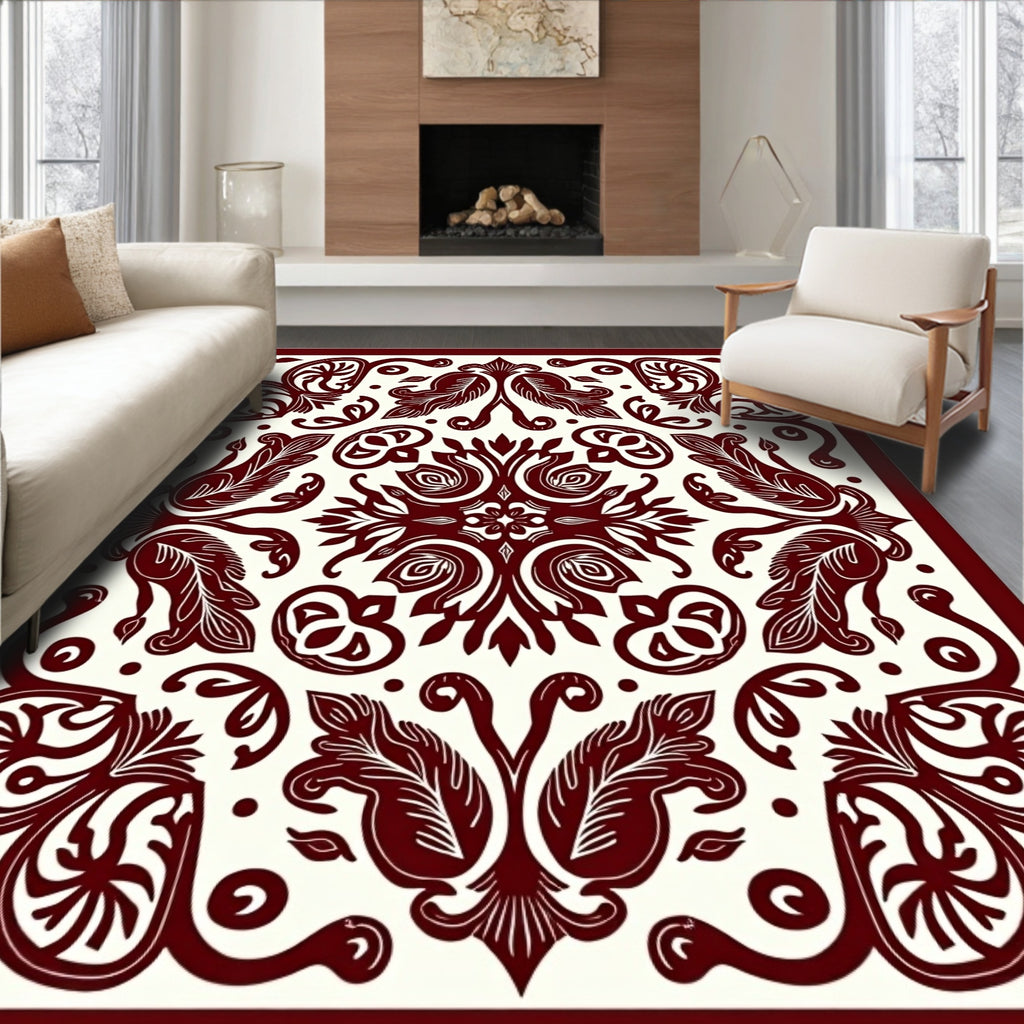 Classic Regal Floral Medallion Design Rug