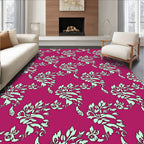 Ornate Floral Scrollwork Design Rug