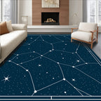 Celestial Constellation Pattern Rug