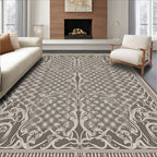 Ornate Floral Pattern With Subtle Accents Rug