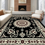 Ornate Floral Mandala Pattern Rug