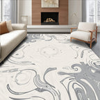 Fluid Swirl Abstract Pattern Rug