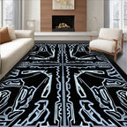 Abstract Geometric Symmetry Design Rug