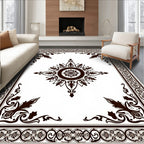 Ornate Floral Mandala Pattern Rug