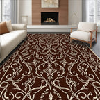 Elegant Floral Vine Pattern Rug