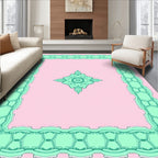 Elegant Geometric Mandala Pattern Rug