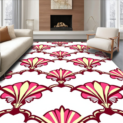 Art Deco Fan Pattern Rug
