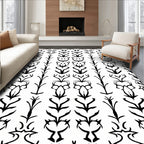 Bold Geometric Animal Inspired Pattern Rug