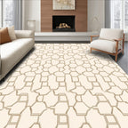 Abstract Geometric Line Contour Rug