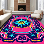 Bold Floral Sunburst Paisley Rug