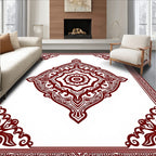 Elaborate Floral Medallion Design Rug