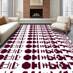 Modern Abstract Geometric Pattern Rug