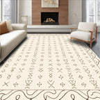 Abstract Symbols Geometric Pattern Design Rug