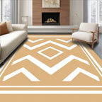 Chevron Diamond Geometric Pattern Rug
