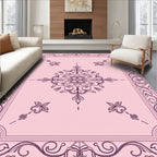 Ornate Floral Mandala Design Rug