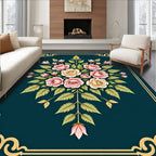 Ornate Floral Bouquet Design Rug