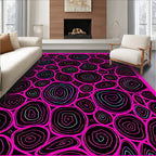 Abstract Swirls Bold Pattern Rug