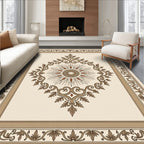Classic Sunburst Scrollwork Medallion Rug