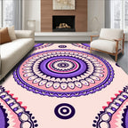 Mandala Pattern Decorative Boho Rug