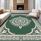 Classic Mandala Geometric Pattern Rug