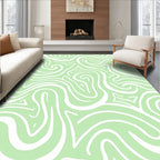 Soft Swirls Abstract Pattern Rug