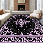 Ornate Floral Geometric Pattern Rug