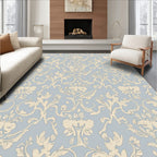 Classic Floral Damask Pattern Rug