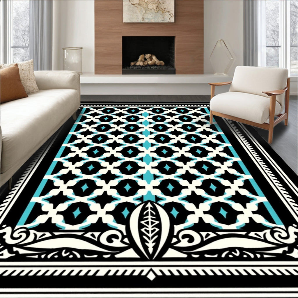 Geometric Diamond Lattice Rug