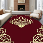 Ornate Fan and Filigree Rug