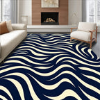 Abstract Swirls Pattern Rug