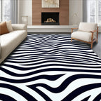 Classic Zebra Stripe Pattern Rug