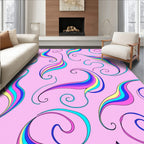 Swirls Of Bright Color And Whimsy Pattern Rug