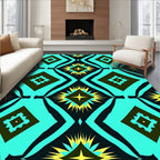 Bold Diamond Tribal Pattern Rug