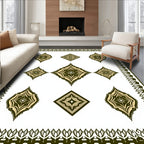 Ornate Diamond Pattern With Border Rug