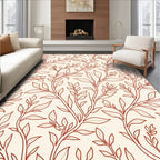Botanical Branch Line Art Design Rug