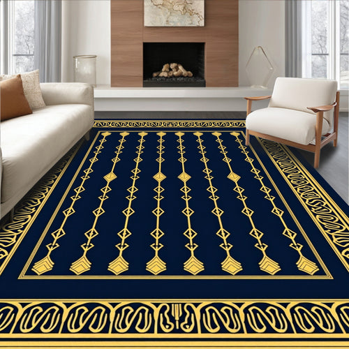 Art Deco Geometric Pattern Rug