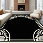 Art Nouveau Floral Arch Pattern Rug