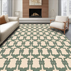 Savannah Gold Geometric Links Rug