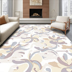 Abstract Swirls And Soft Shapes Rug