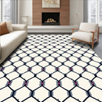 Modern Chain Link Pattern Rug