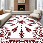 Ornate Floral Starburst Pattern Rug