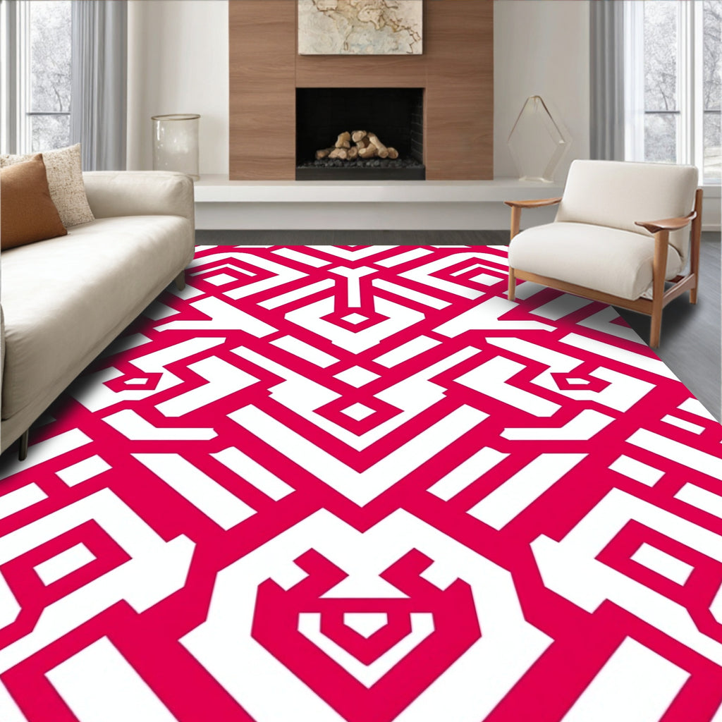 Bold Geometric Statement Rug