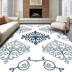Classic Floral Damask Design Rug