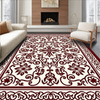 Intricate Floral Vine Pattern Rug