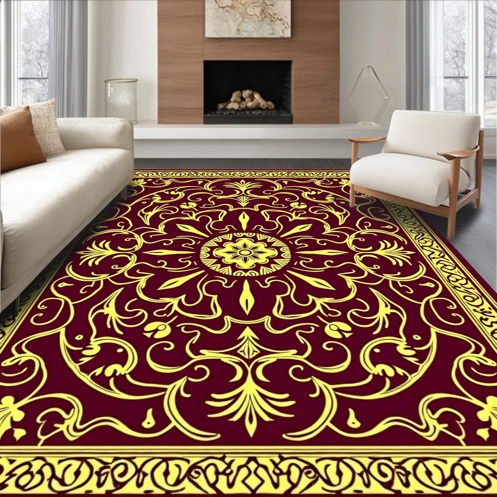 Classic Floral Medallion Design Rug