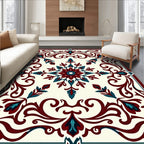 Ornate Floral Lattice Design Rug