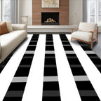 Modern Thin Stripe Pattern Rug
